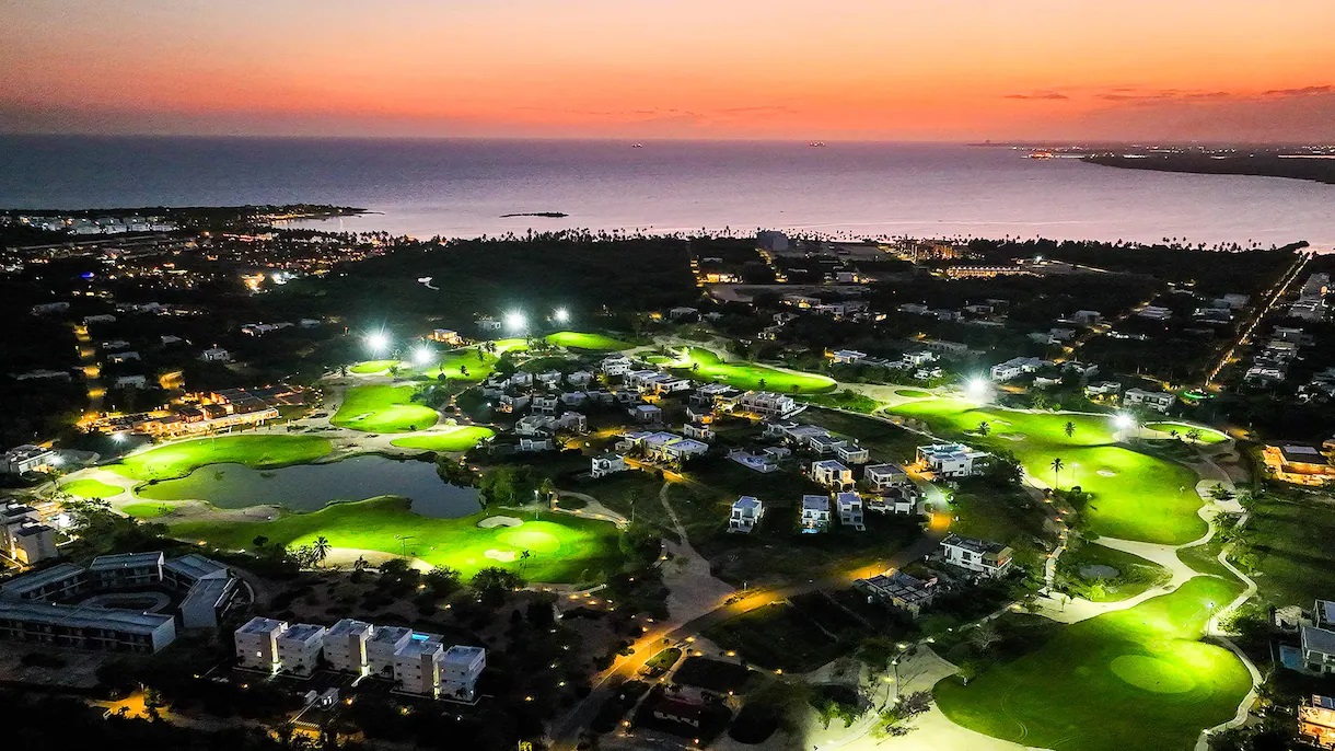 Golf Club at Night